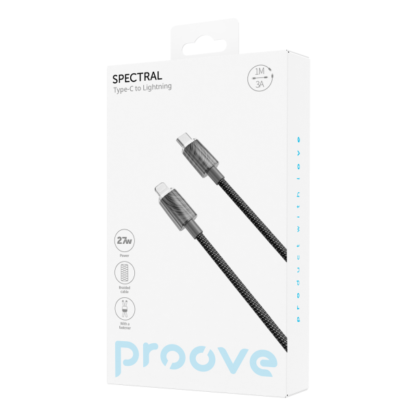 Cable Proove Spectral Type-C to Lightning 27W (1m) - Photo 1